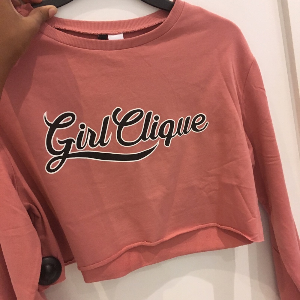 Pink H&M crop top